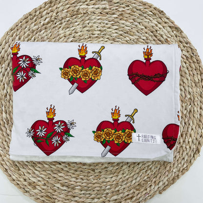 Sacred Hearts Blanket